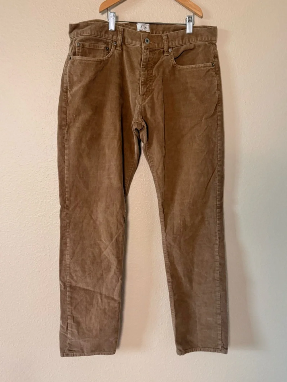 J. Crew Men’s Corduroy Pants in Brown